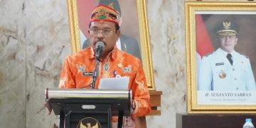 Sekda Nuryakin Buka Rakordalev Pelaksanaan Rencana Pembangunan Daerah Provinsi Kalteng Tahun 2023