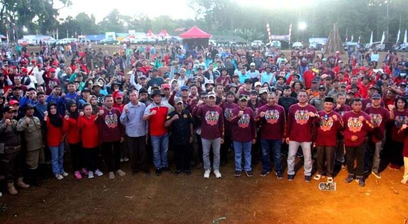 Peserta kegiatan kemah ELY Kabupaten Murung Raya meriah
