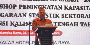 Sekda Nuryakin Buka Rakor Forum Satu Data Indonesia Prov. Kalteng
