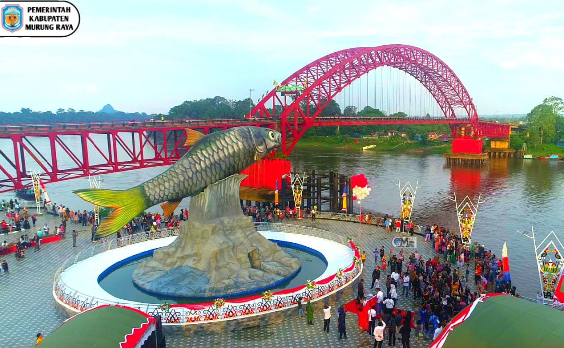 Taman Sapan Puruk Cahu Kabupaten Murung Raya jadi ikon baru bagi warga setempat