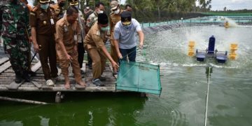 Tingkatkan Perekonomian Daerah, Gubernur Sugianto Sabran Bangun Shrimp Estate Berkelanjutan