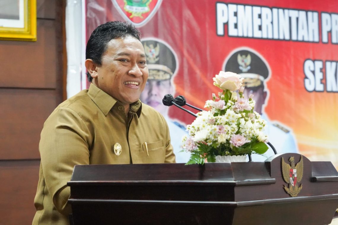 Wakil Gubernur Kalimantan Tengah H. Edy Pratowo saat menyampaikan sambutannya