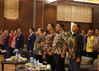 Kepala Badan Kesbangpol Hadiri Pelantikan dan Pengukuhan Pengurus KONI Prov. Kalteng