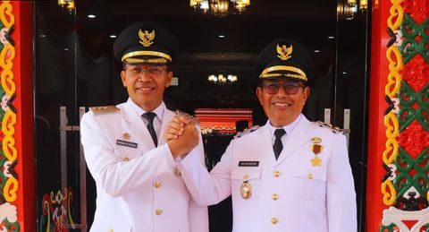 Bupati Murung Raya Perdie M Yoseph dan Wabup Rejekinoor