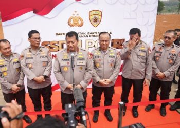 SSDM Polri Gelar Bakti Sosial dan Akan Bangun SMA Taruna Bhayangkara di Gunung Sindur