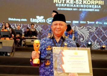 Jaksa Agung Raih Penghargaan Life Achievement Award KORPRI 2023
