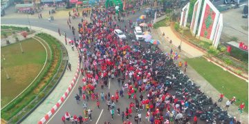 Ribuan Warga Mura Ikuti Jalan Sehat Rangkaian HUT ke-78 RI