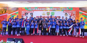 Bupati Murung Raya Hadiri Pembukaan Pesparawi Korpri IV Tingkat Provinsi Kalteng