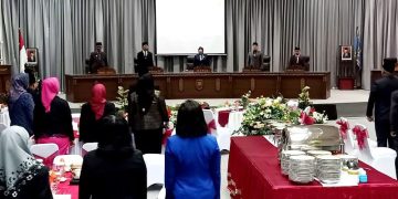 DPRD Barito Utara Gelar Rapat Paripurna Dalam Rangka Penyampaian Pidato Pengantar Bupati