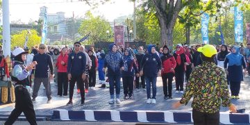 Ikuti Senam Sehat, Anggota DPRD Barito Utara Partai Demokrat Dorong Warga Untuk Sehat