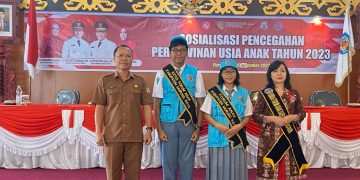 Batara Kukuhkan Pengurus Forum Anak Daerah Kabupaten Mura