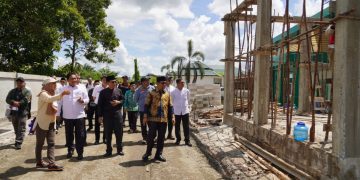 Wagub Edy Pratowo Tinjau Proyek Pembangunan Sarana Prasarana di Sekretariat LPTQ Provinsi Kalteng