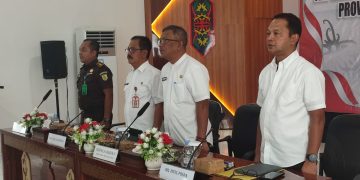Sahli Gubernur Herson B. Aden Buka Secara Resmi Rakor Tim Terpadu Penanganan Konflik Sosial Prov. Kalteng