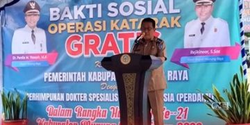 Sambut Hari Jadi, Pemkab Murung Raya Baksos Operasi Katarak Gratis