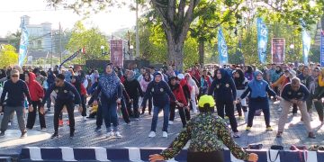 Ikuti Senam Sehat, Ketua DPRD Barito Utara Dorong Warga Untuk Sehat