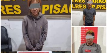 Tiga Pelaku Narkoba Diringkus Satresnarkoba Polres Pulang Pisau