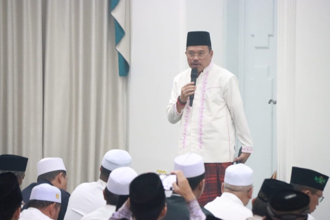 Sekda Prov. Kalteng H. Nuryakin saat menyampaikan sambutannya