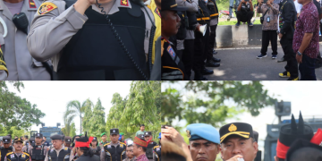 Kapolres Lamandau Pimpin Langsung Pengamanan Aksi Unjuk Rasa Petani