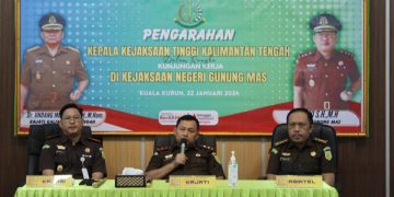 Kunker ke Gumas, Kajati: Tingkatkan Profesionalitas Penanganan Perkara