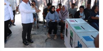 Gubernur Kalteng Kunjungi Sejumlah TPS di Kota Palangka Raya