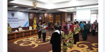 Sekwan Hadiri Pelantikan Anggota Komisi Informasi Periode 2024-2027