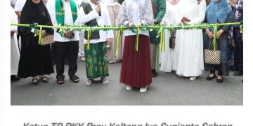 Gubernur Dampingi Ketua TP PKK Buka Kalteng Ramadhan Festival Tahun 2024