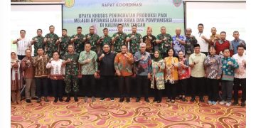 Wagub Hadiri Rakor Percepatan Kegiatan Optimasi Lahan dan Pompanisasi di Kalteng