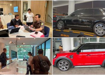 2 Mobil Mewah Milik Tersangka HM Disita