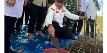 Sekda Nuryakin Letakkan Batu Pertama Pembangunan RMU di Kotim