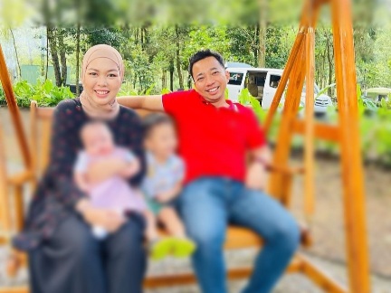 Erysha Kartika Anggraini bersama suami, Abdul Aziz. Foto: ist