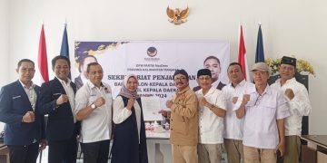 Jentung Whisnu Murti Daftarkan Diri Bacalon Wagub Kalteng 2024 di DPW Partai NasDem