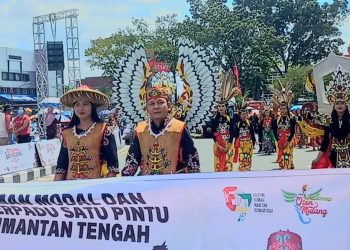 DPMPTSP Meriahkan Festival Budaya Isen Mulang Usung Tema Kanderang Banama Tingang