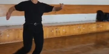 Atlet Cabor Sport Dance Kerja Keras Lakukan Latihan