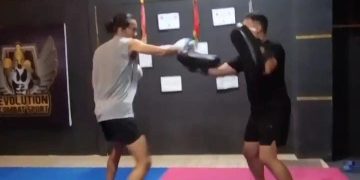 Menuju PON XXI Aceh Sumut 2024, Kickboxing Berlatih Keras