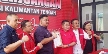 Evan Rahman Daftar di DPD PDI Perjuangan Kalteng