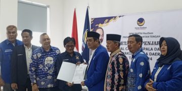 Rojikinnor Pendaftar Bacalon di DPW Nasdem Kalteng pada Dua Daerah