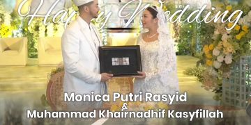 Monica Putri Rasyid dan Nadhif Kasyfillah Resmi Menikah