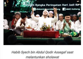 Pemprov Kalteng Gelar Sholawat bersama Habib Syech bin Abdul Qodir Assegaf
