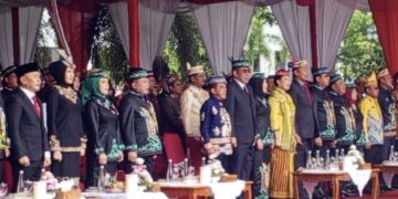 Unsur DPRD Kalteng Hadiri Upacara Peringatan Hari Jadi ke 67 Kalteng