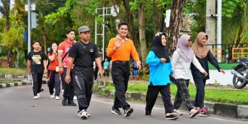 Legislator Ikuti Jalan Sehat dan Deklarasi Pemilu Damai