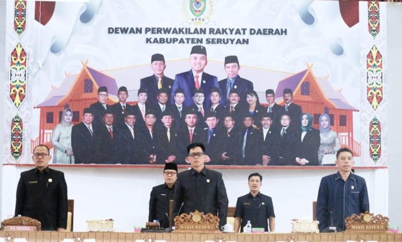 Wakil Ketua I DPRD Kabupaten Seruyan Bambang Yatoko di Kuala Pembuang, Senin (13/5/2024).