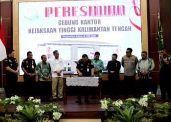 Kajati Kalteng: Peresmian Ini Momentum Meningkatkan Peran Kejaksaan dalam Penegakan Hukum yang Berkeadilan