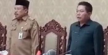 Sekda Prov. Kalteng Hadiri Rapat Paripurna ke-9 DPRD Prov. Kalteng