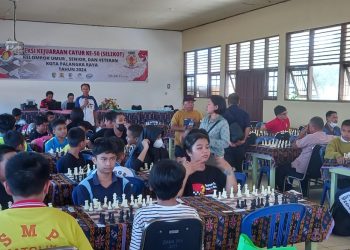 Percasi Palangka Raya Gelar Seleksi Kejuaraan Catur Kota ke-50