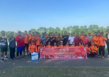 Ketua Satgas KONI Kalteng Pantau Langsung Pelatprov Dayung di Situ Cipule Karawang