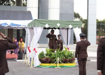 Gelar Upacara Peringatan HBA ke 64, Kajati Kalteng Sampaikan 7 Perintah Harian