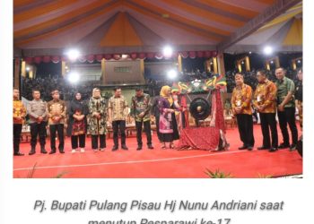 Penutupan Pesparawi ke-17 Tingkat Provinsi Kalteng