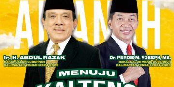 Golkar Resmi Rekom Abdul Razak – Perdie M. Yoseph di Pilkada Kalteng