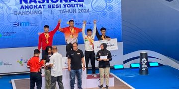 Kembali Atlet PON Angkat Besi Kalteng Raih Emas di Kejurnas Youth