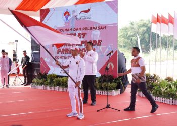 JAM Intelijen Hadiri Pengukuhan dan Pelepasan Kontingen NPC Indonesia